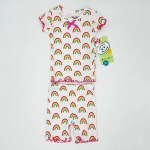 NWT Sara's Prints Toddler Girls Rainbows Pajama Set Size 2 – 100% Cotton